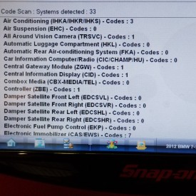 Screenshot of Automotive repair diagnostics. 